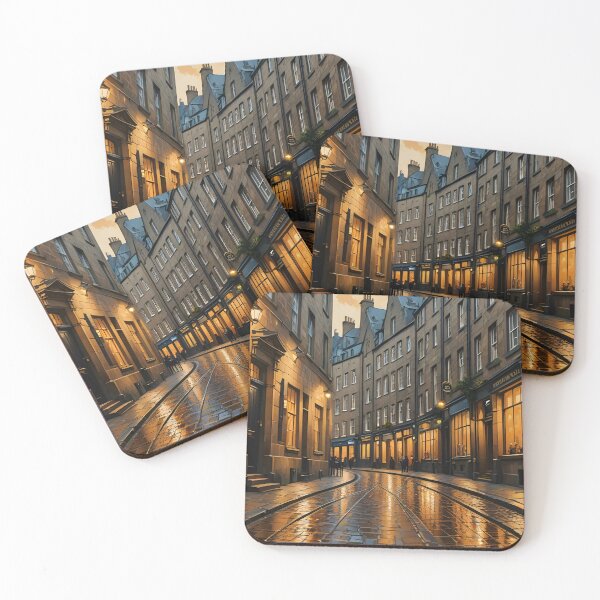 Item preview, Edinburgh street at night designed and sold by Ponted.