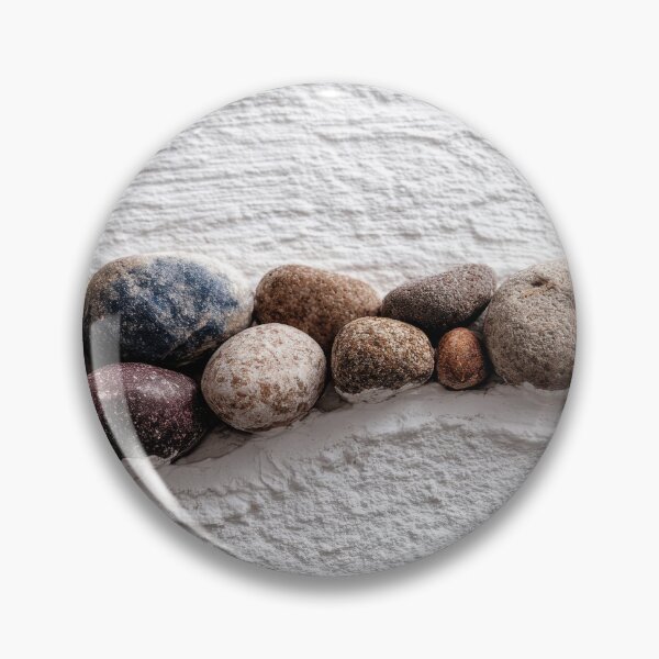 Item preview, Decorative stones along a white wall designed and sold by anytka.