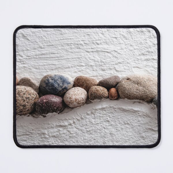 Item preview, Decorative stones along a white wall designed and sold by anytka.
