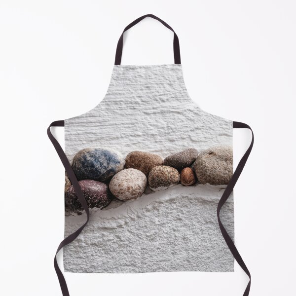 Item preview, Decorative stones along a white wall designed and sold by anytka.