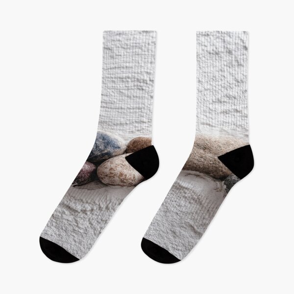 Item preview, Decorative stones along a white wall designed and sold by anytka.