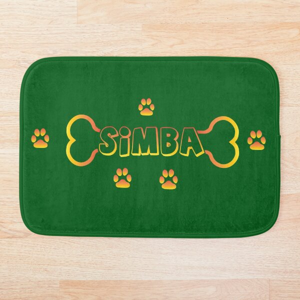 Item preview, Simba Dog Bowl Mat: A Comfortable and Aesthetic Accessory for Your Pet designed and sold by Tropic Wear Collection.