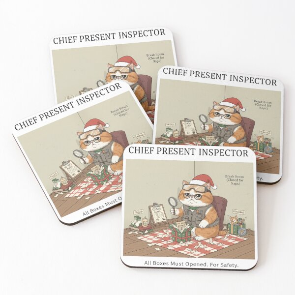 Item preview, CHIEF PRESENT INSPECTOR - All Boxes Must Be Opened. For Safety designed and sold by ASABCreative.