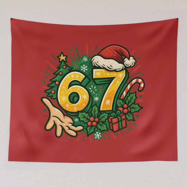 Item preview, All I Want for Christmas Is 6-7 – Viral 67 Meme Holiday Design designed and sold by GirlyPopped.