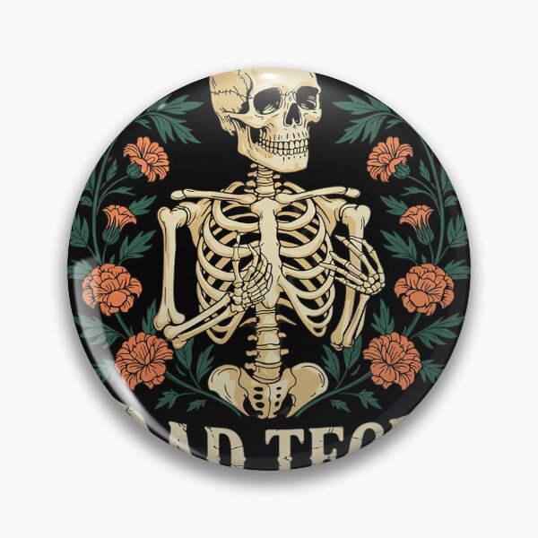 Item preview, Rad Tech Skeleton Floral Radiology Technologist  designed and sold by KotexTemu.