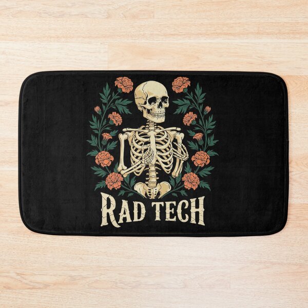 Item preview, Rad Tech Skeleton Floral Radiology Technologist  designed and sold by KotexTemu.