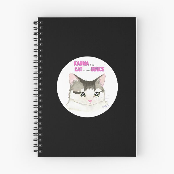 Item preview, Karma is a Cat Named Bruce designed and sold by ILoveBlackCats7.