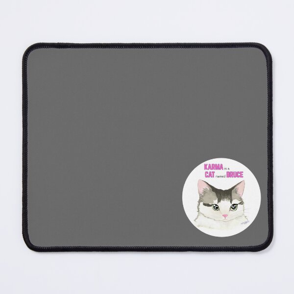Item preview, Karma is a Cat Named Bruce designed and sold by ILoveBlackCats7.