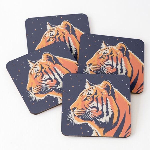 Item preview, Celestial Tiger – Moonlit Night Guardian designed and sold by Drawings Project.