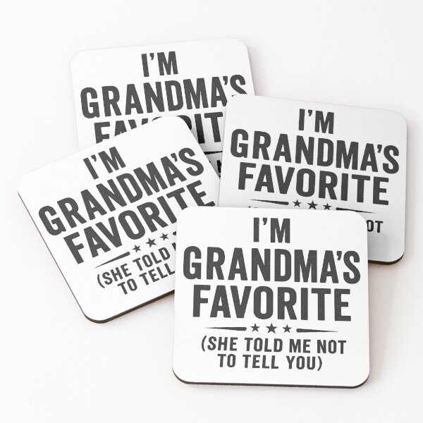 Artikelvorschau, Ich bin Omas Lieblingsenkel Enkelin Humor Lustig entworfen und verkauft von hemagamo.