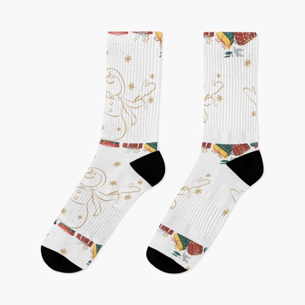 Artikelvorschau, Goldener Schneemann mit bunten Geschenken – Elegante festliche Weihnachtskunst entworfen und verkauft von DuMaxArt.