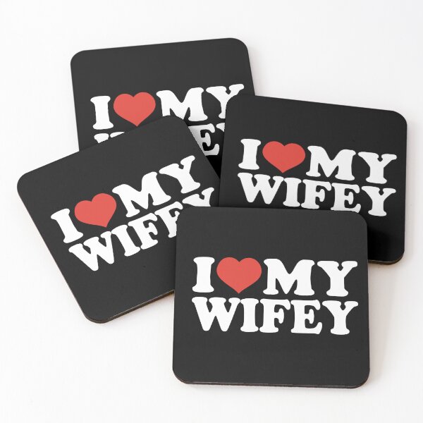 Item preview, I Love My Wifey designed and sold by DariaDoodleArt.