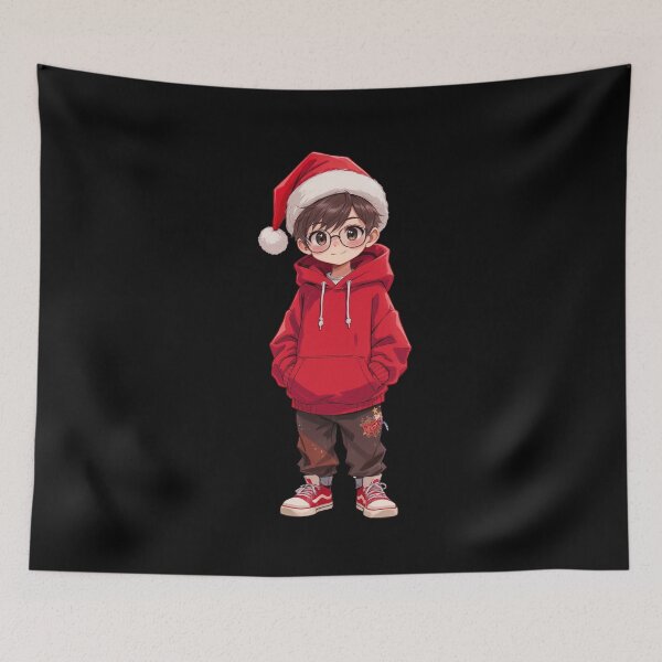 Item preview, Cool Santa Kid – Street Style Christmas | Trendy Festive Hoodie Design designed and sold by ColorSplash123.