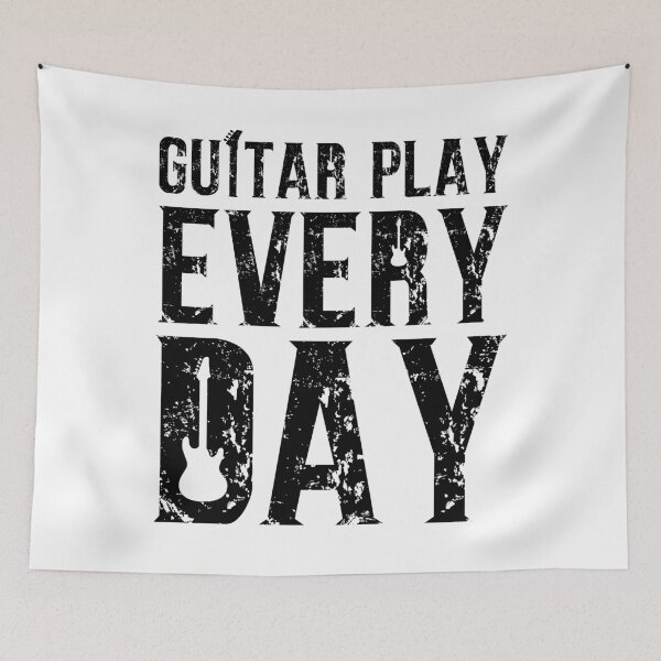 Item preview, Play Guitar Every Day – Motivation for Real Musicians designed and sold by Doodle-Bloom.