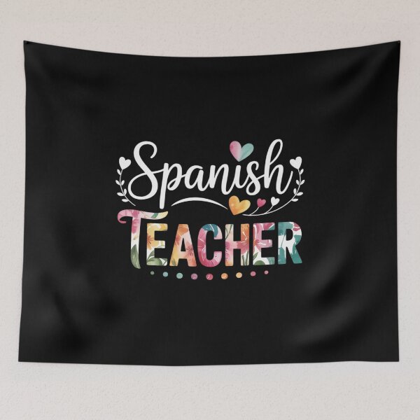 Item preview, Spanish Teacher Floral First Day Of School  designed and sold by KotexTemu.