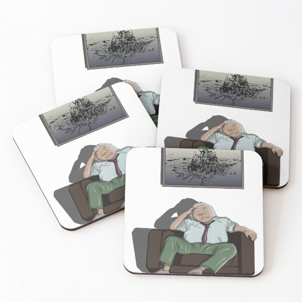 Item preview, Overwhelmed Nezumi - Dystopian Exhaustion Akira Manga Style Transparent Background designed and sold by Keltoi-art.