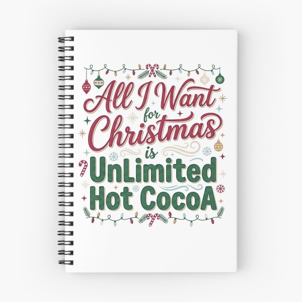 Item preview, All I Want for Christmas is Unlimited Hot Cocoa designed and sold by Trend Trigger .