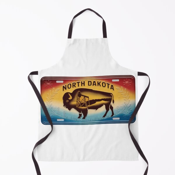 Item preview, North Dakota Prairie-Inspired Vintage Plate designed and sold by The Souvenir Dept..
