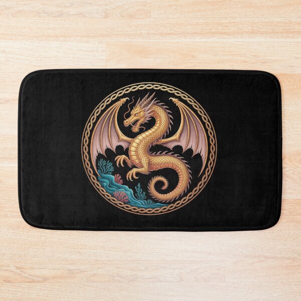 Item preview, Stunning Dragon Floral Art Noveau  designed and sold by KotexTemu.