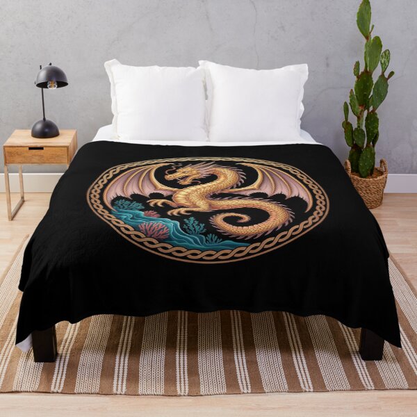 Item preview, Stunning Dragon Floral Art Noveau  designed and sold by KotexTemu.