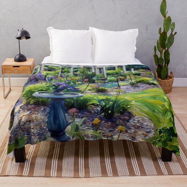 Item preview, Side View of the Garden designed and sold by tomorrowsart.