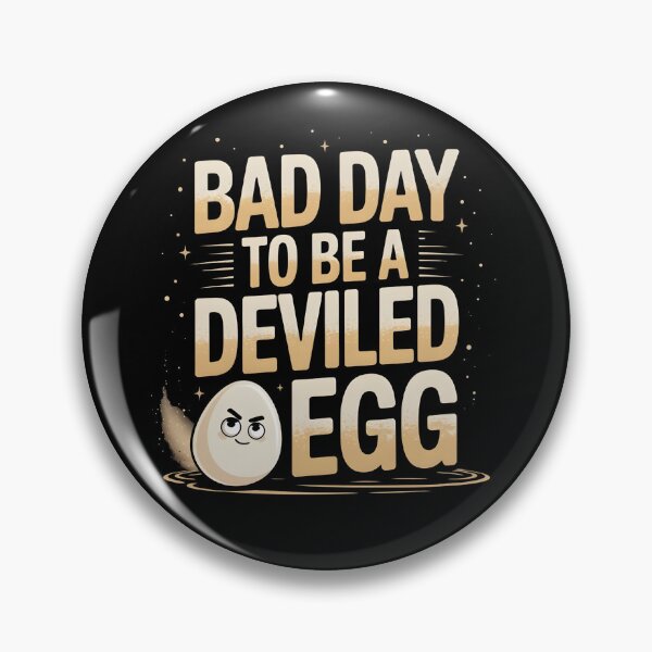 Item preview, Bad Day to Be a Deviled Egg – Mischievous Egg Cute Funny Thanksgiving Design designed and sold by SaritaVerseArt.