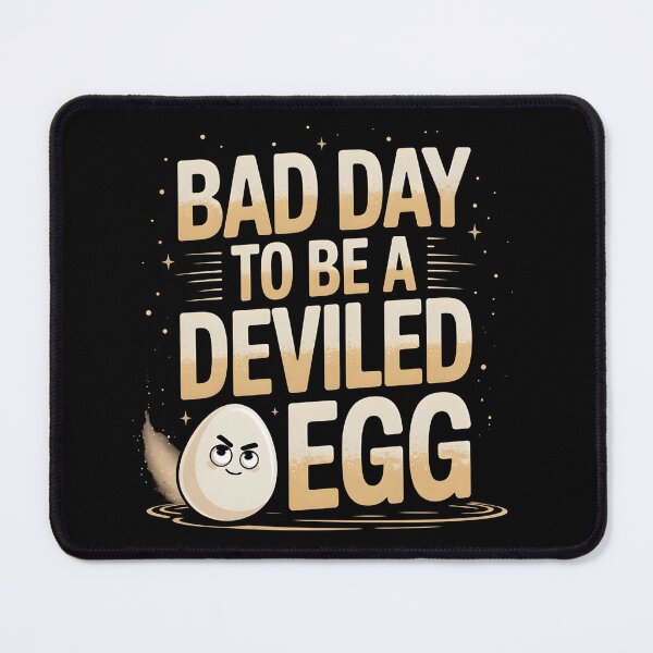 Item preview, Bad Day to Be a Deviled Egg – Mischievous Egg Cute Funny Thanksgiving Design designed and sold by SaritaVerseArt.