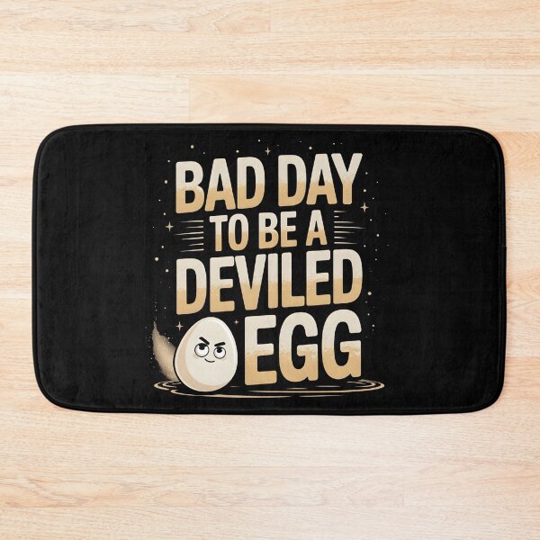 Item preview, Bad Day to Be a Deviled Egg – Mischievous Egg Cute Funny Thanksgiving Design designed and sold by SaritaVerseArt.