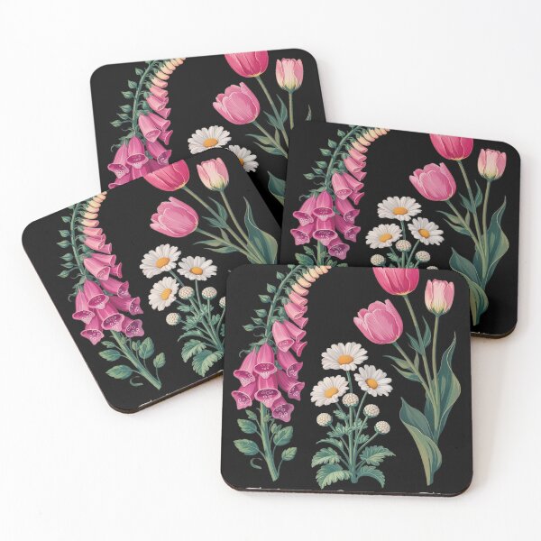 Item preview, Subtle Floral Anti Trump Flowers Foxglove Daisy Tulip  designed and sold by KotexTemu.