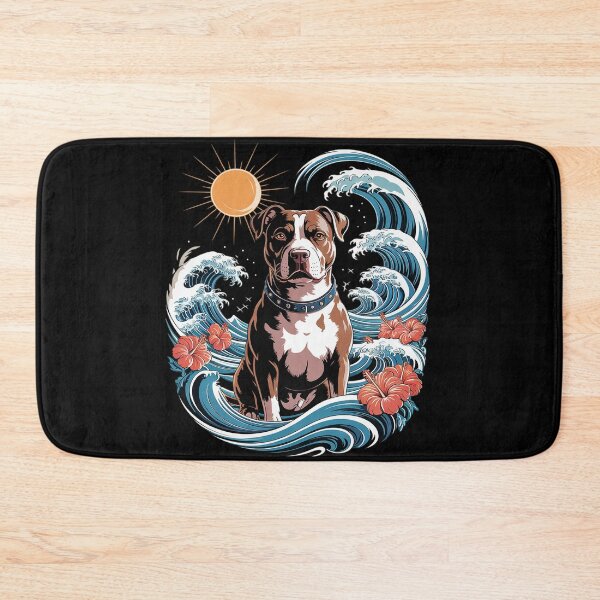 Item preview, Summer Pitbull Mom Beach Fun Pitty Vibes Wave Floral  designed and sold by KotexTemu.