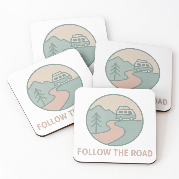 Item preview, Follow The Road – Minimalist Adventure & Vanlife Design designed and sold by janbo93.