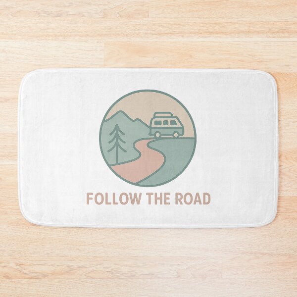 Item preview, Follow The Road – Minimalist Adventure & Vanlife Design designed and sold by janbo93.