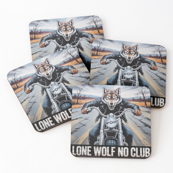Item preview, Lone Wolf No Club designed and sold by Jurand  Creations.