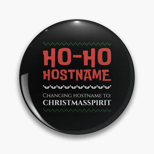 Item preview, Ho-Ho Hostname - Funny Christmas Tech Admin Design  designed and sold by JB-designstudio.