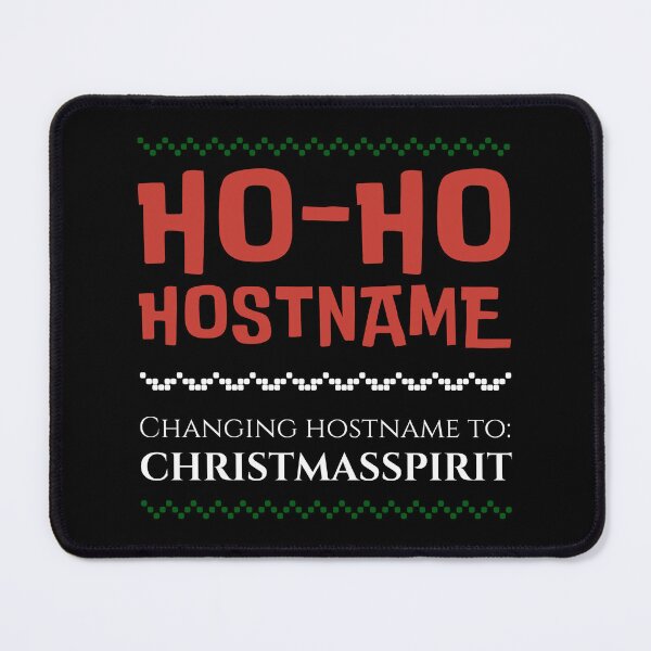 Item preview, Ho-Ho Hostname - Funny Christmas Tech Admin Design  designed and sold by JB-designstudio.