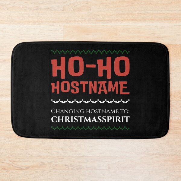 Item preview, Ho-Ho Hostname - Funny Christmas Tech Admin Design  designed and sold by JB-designstudio.