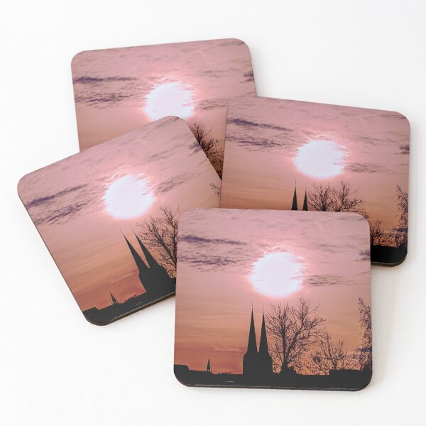 Item preview, Sunset in Lübeck in November designed and sold by Tammigrafie.
