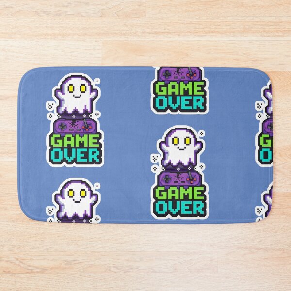 Item preview, Retro Gamer Game Over Pixel Ghost Sticker | Nostalgic 8-Bit Gaming Design | Funny Video Game Meme Art | 90s Y2K Aesthetic designed and sold by SergioMiklos.