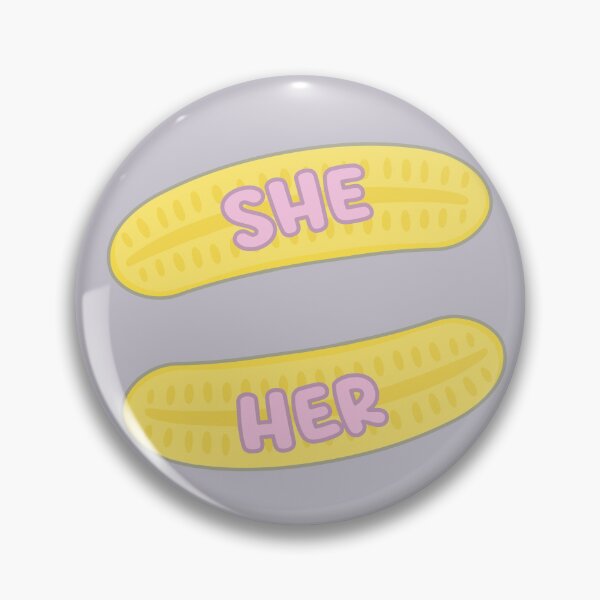 Item preview, Foam Bananas She/Her Pronouns designed and sold by MoonMint.