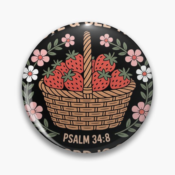 Item preview, Taste And See That The Lord Is Good, Strawberry Floral  designed and sold by KotexTemu.