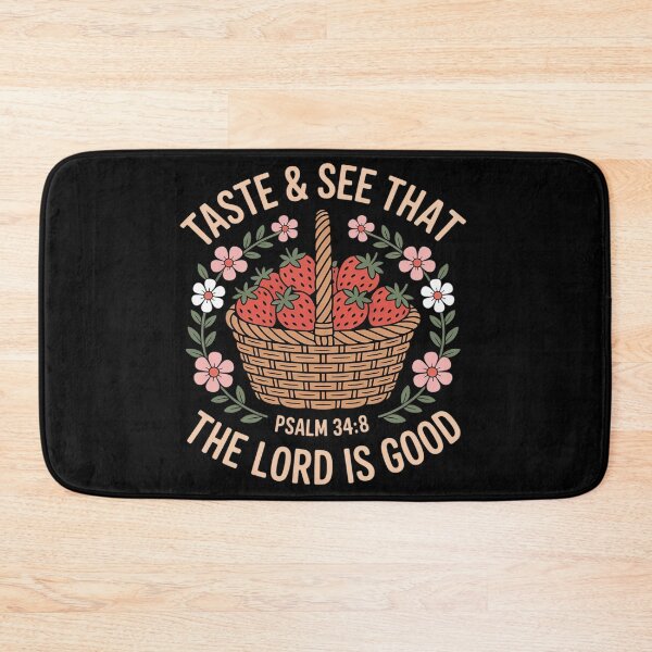 Item preview, Taste And See That The Lord Is Good, Strawberry Floral  designed and sold by KotexTemu.
