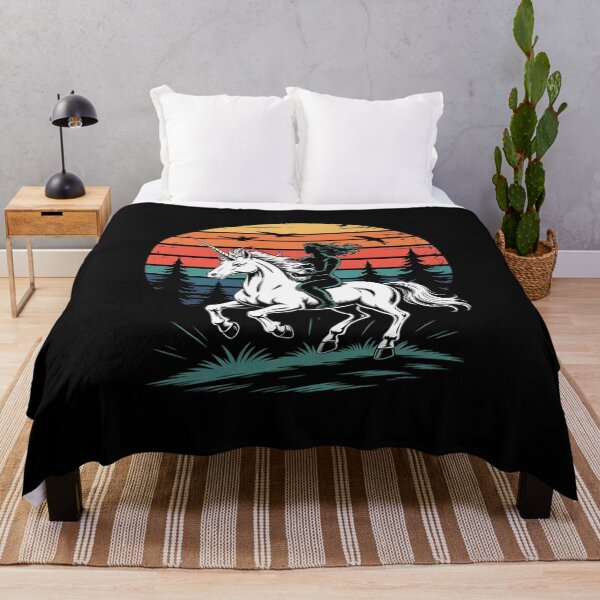Item preview, Bigfoot Riding Unicorn! Sasquatch Unicorn Sunset designed and sold by BeetleMalon.