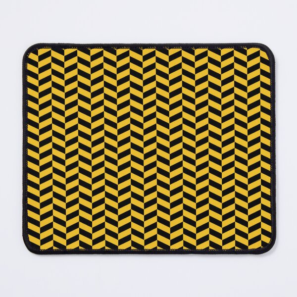Item preview, Yellow and Black Chevron Print Herringbone Yellow Printed Design designed and sold by bestggraphico.