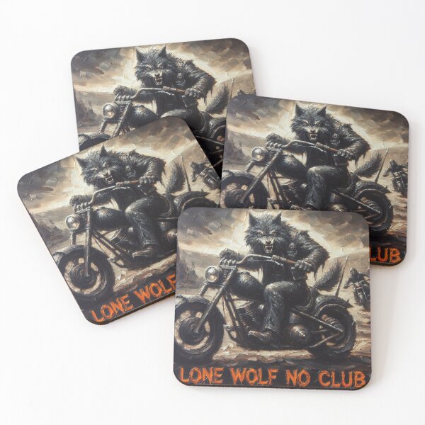 Item preview, Lone Wolf No Club designed and sold by Jurand  Creations.