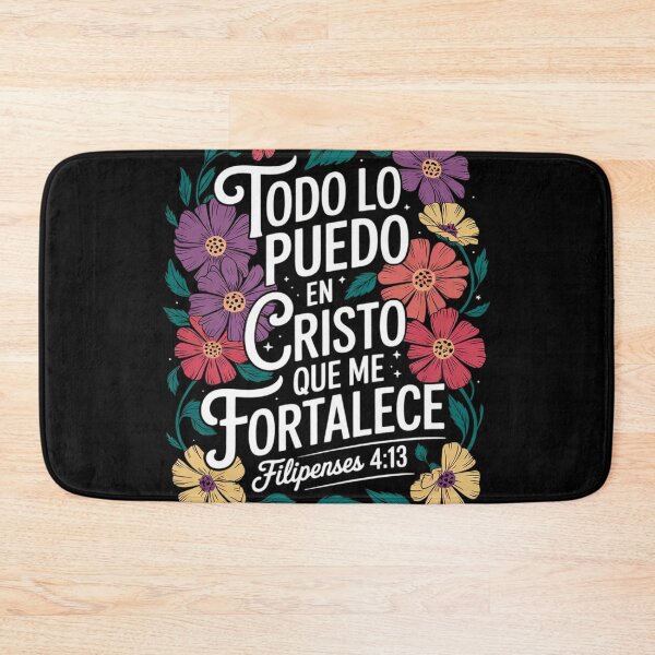 Item preview, Todo Lo Puedo En Cristo God Jesus Spanish Christian Floral  designed and sold by NailMolisa.