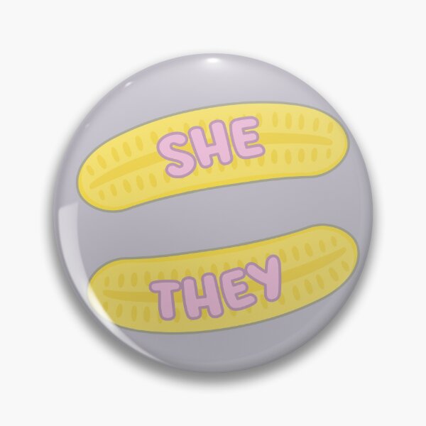 Item preview, Foam Bananas She/They Pronouns designed and sold by MoonMint.