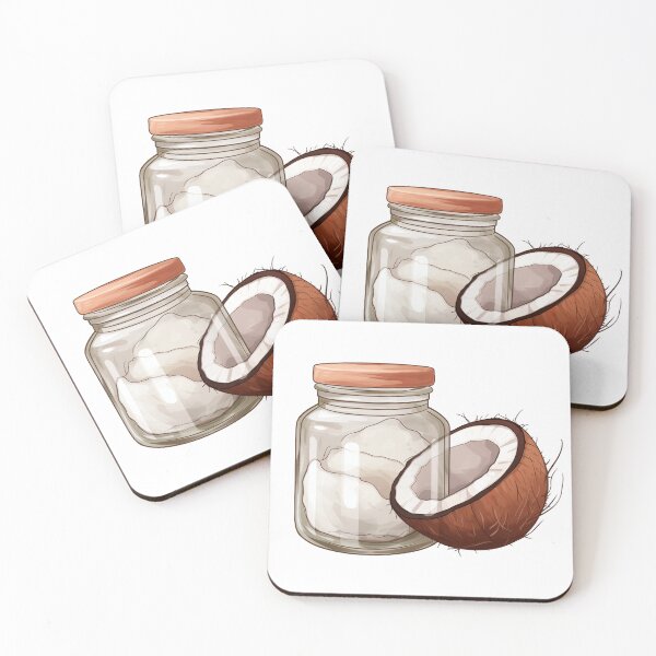 Item preview, Coconut Jar Pair designed and sold by New-School-Wave.
