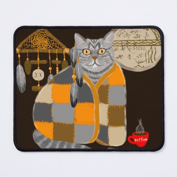 Item preview, The Shaman Cat and the Patchwork Quilt designed and sold by Maria Monid.
