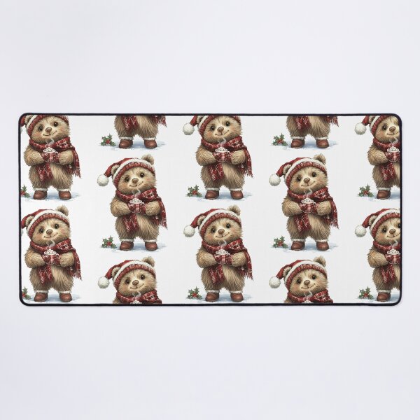Item preview, Cute Christmas Bear Hot Chocolate | Cozy Winter Holiday Cheer designed and sold by designwiss.