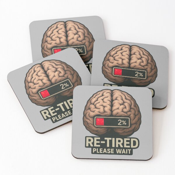 Item preview, Re-Tired Brain - 2% Loading Humor designed and sold by I AM BRO.